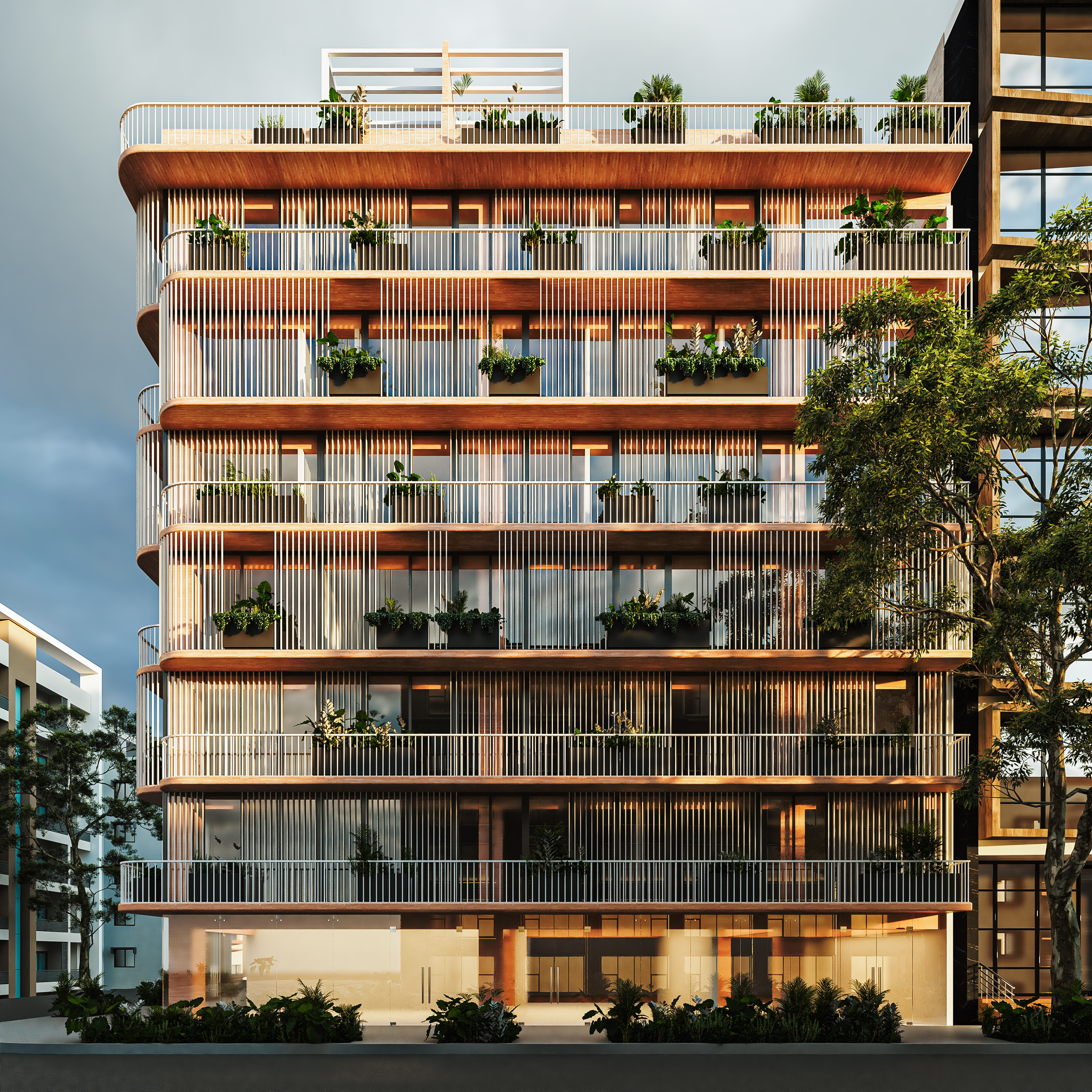 Vista del edificio de la constructora GDC Desarrollos